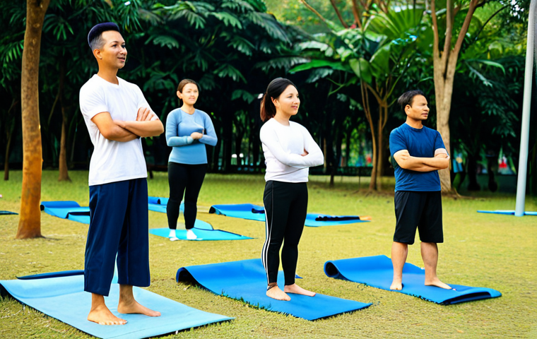 요가강사 커뮤니티 활동 - Yoga Training Workshop**

A Vietnamese Yoga instructor leading a training workshop, fully clothed in...
